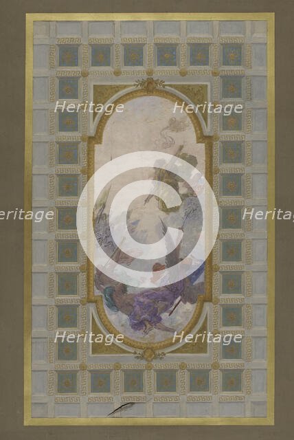 Esquisse pour les salons d'entrée de l'Hôtel de Ville de Paris : Glorification de la Ville..., 1892. Creator: Jules-Jean Ferry.