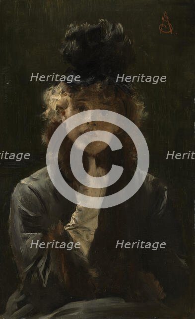 The Parisian Sphinx, c1880. Creator: Alfred Stevens.