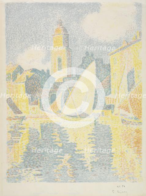 Saint-Tropez: The Port, 1897-1898. Creator: Paul Signac (French, 1863-1935).