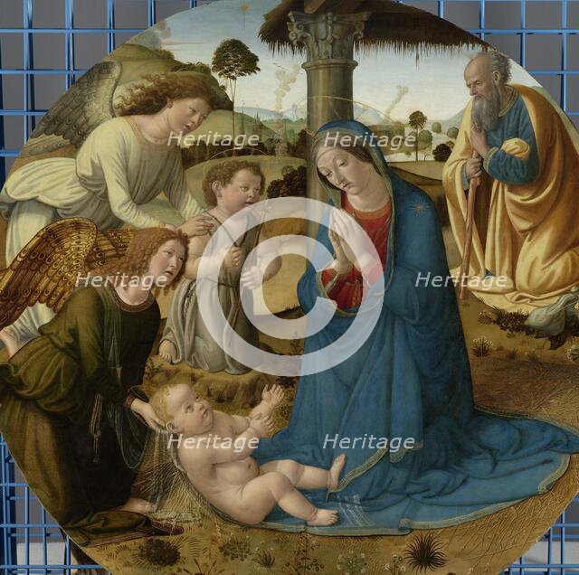 The Adoration of the Christ Child, c.1485-c.1507. Creator: Cosimo Rosselli.