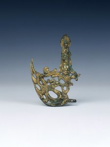Gilt-bronze applique, Northern or Eastern Wei dynasty, China, 386-550. Artist: Unknown