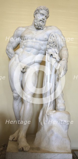 'The Farnese Hercules', 18th century. Artist: Unknown