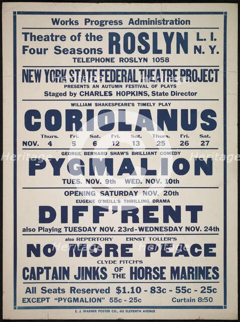 Coriolanus, Roslyn, [193-]. Creator: Unknown.