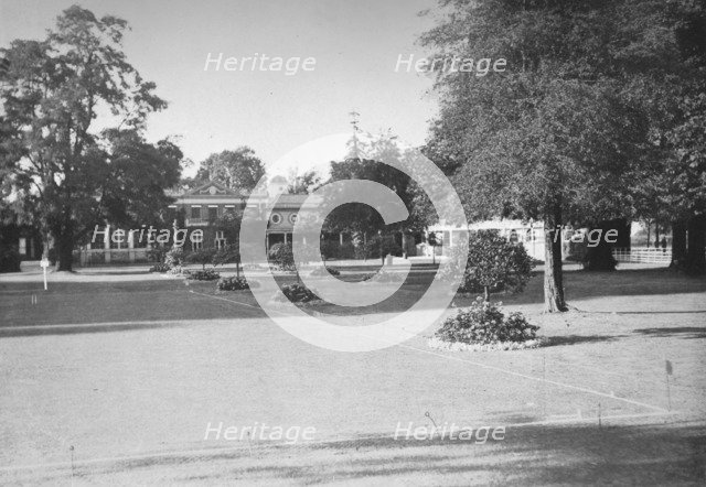'The Club house at Ranelagh', c1890, (1912). Artist: Unknown.