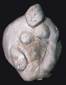 Neolithic Chalk 'Goddess'. Artist: Unknown