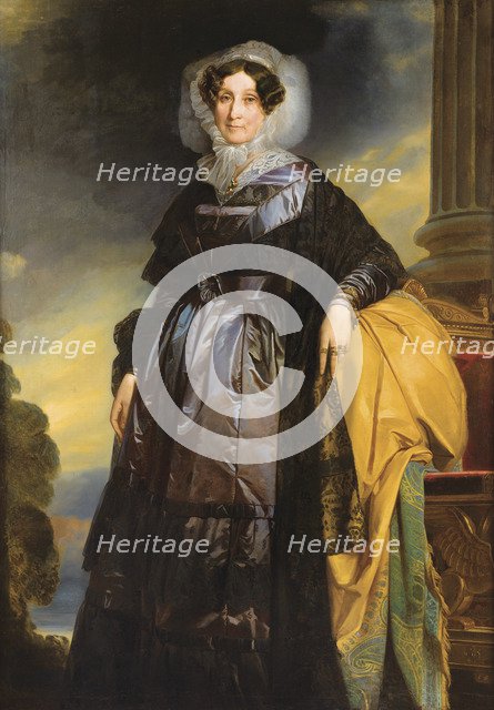 Portrait of Adélaïde d'Orléans (1777-1847). Artist: Winterhalter, Franz Xaver, School of  