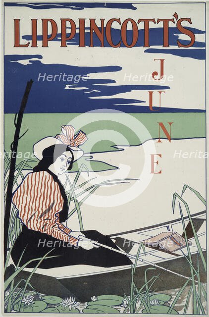 Lippincott's, June, c1890 - 1907. Creator: Edward Penfield.