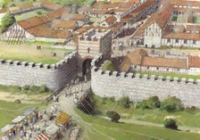 Silchester Roman City Walls, 3rd century, (1990-2010).  Artist: Ivan Lapper.
