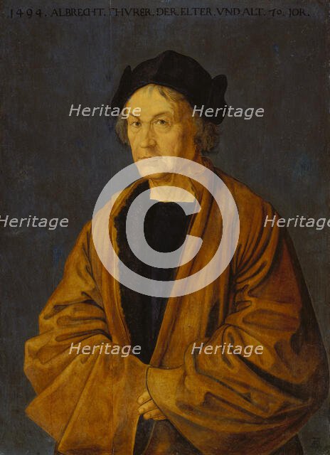 Portrait of the Artist's Father Albrecht Dürer the Elder, c1600. Creator: Copy after Albrecht Dürer.