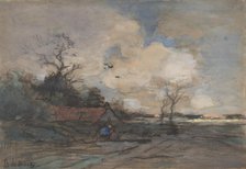 Landscape with a Cottage, n.d.. Creator: Theophile de Bock.