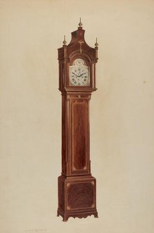 Tall Clock, c. 1938. Creator: Lorenz Rothkrantz.