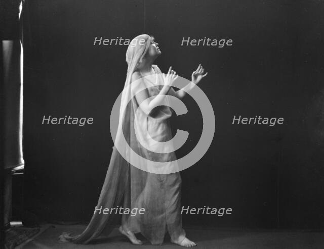 Unidentified dancer, possibly an Elizabeth Duncan dancer, between 1911 and 1942. Creator: Arnold Genthe.