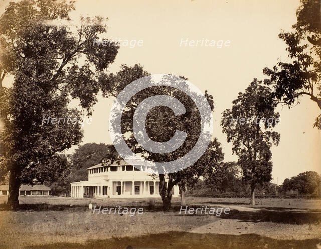 Bungalow in Umballa, 1850s. Creator: Unknown.