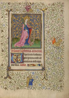 Saint Catherine; Book of Hours, about 1410. Creator: Unknown.