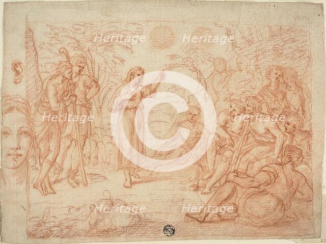 Joseph Interpreting His Dream to His Brothers, n.d. Creator: School of Carlo Maratti Italian, 1625-1713.