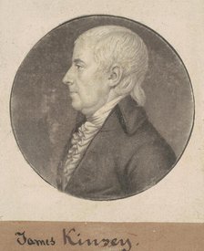 James Kinsey, 1807. Creator: Charles Balthazar Julien Févret de Saint-Mémin.