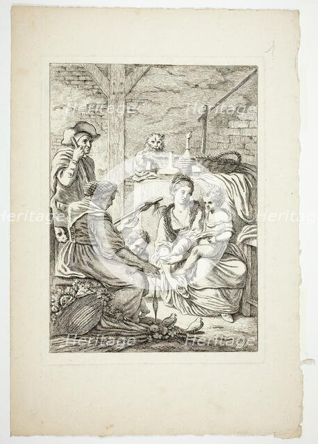 The Household Peasant, 1784. Creator: Pierre Lelu.