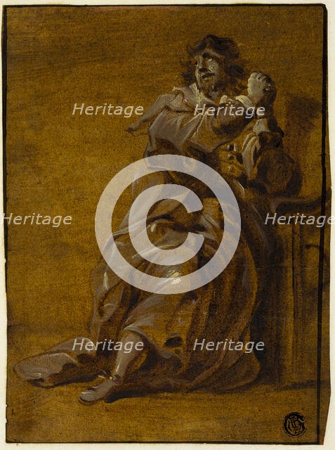 Man with Hands Clasped, n.d. Creator: Unknown.