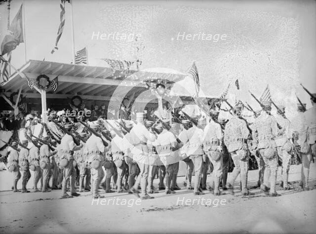 Columbus Memorial. Parade At Unveiling, 1912. Creator: Harris & Ewing.