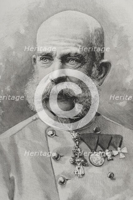 Franz Joseph, Emperor of Austria, King of Hungary, Croatia and Bohemia, 1898.  Creator: Unknown.