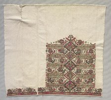 Embroidered Sleeves, 18th-19th century. Creator: Unknown.