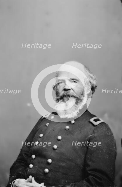 General Napoleon Bonaparte Buford, US Army, between 1855 and 1865. Creator: Unknown.