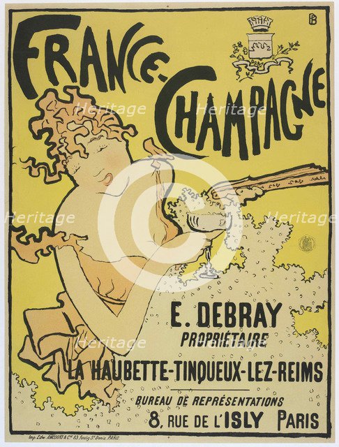 France - Champagne , 1891.