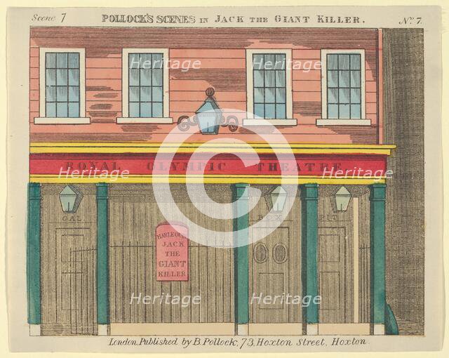 Scene 7, from Jack the Giant Killer, Scenes for a Toy Theater, 1870-90. Creator: Benjamin Pollock.