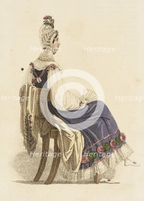 Fashion Plate (Half Dress), 1816. Creator: Unknown.