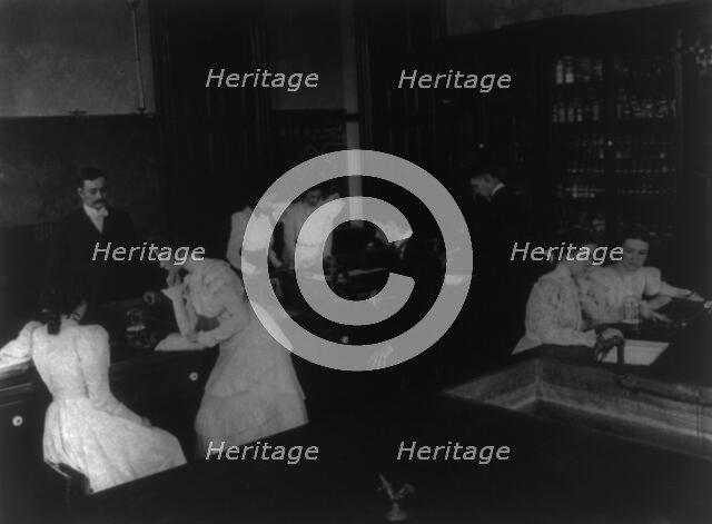 Washington, D.C. Public Schools - classroom scenes and school activities, (1899?). Creator: Frances Benjamin Johnston.