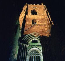 Fountains Abbey, illuminated, 12th century. Artist: Unknown