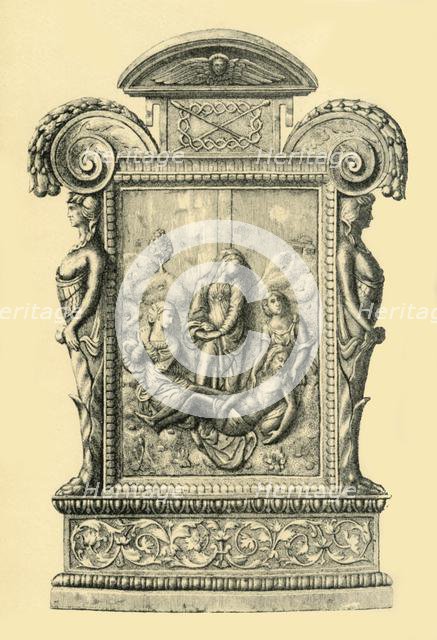 Silver plaque, 16th century?, (1881). Creator: D Jones.