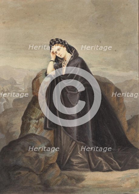 Béatrix, 1856-57, printed 1861-67. Creators: Pierre-Louis Pierson, Unknown.