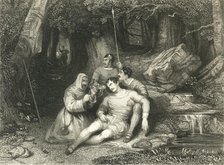 'Death of Llewellyn', c1836.  Creators: Unknown, William Radclyffe.