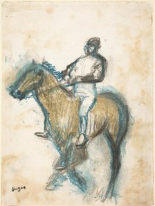 Jockey, c. 1898. Creator: Edgar Degas.