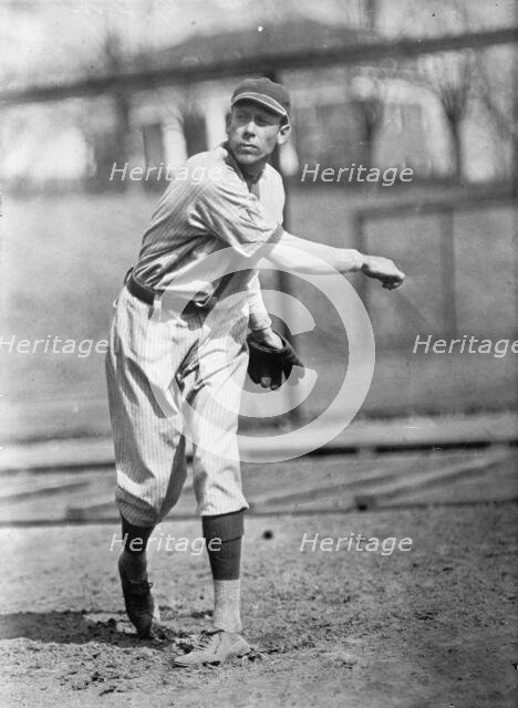 Bob Groom, Washington Al (Baseball), 1913. Creator: Harris & Ewing.