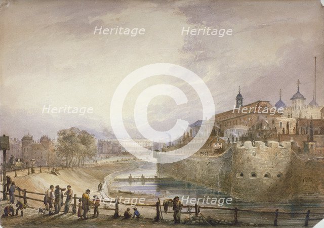 Tower of London, c1840. Artist: George B Campion