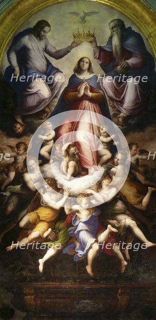 'The Coronation of the Virgin', 1571.  Artist: Giorgio Vasari
