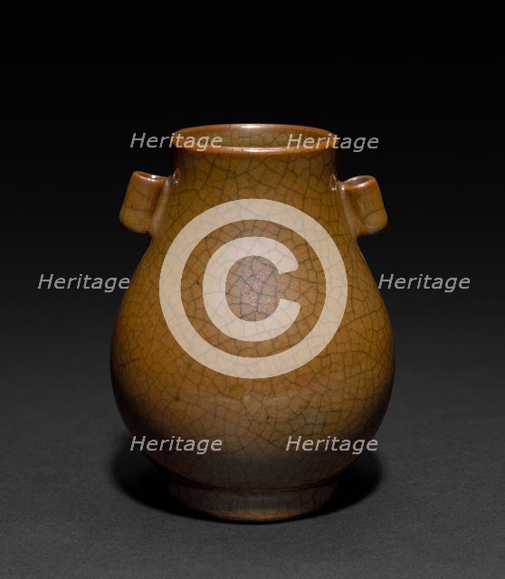 Pear-shaped Jar, 1662-1722. Creator: Unknown.