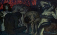 Inferno, 1908. Creator: Stuck, Franz, Ritter von (1863-1928).