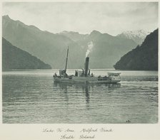 Lake Te Anau, Milford track, South Island. From the album: Record Pictures of New Zealand, 1920s. Creator: Harry Moult.