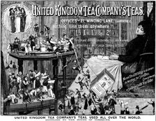 Advertisement for the United Kingdom Tea Company’s Teas, 1890. Creator: Unknown.