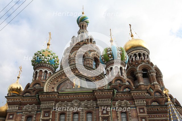 Church of the Saviour on Blood, St Petersburg, Russia, 2011. Artist: Sheldon Marshall