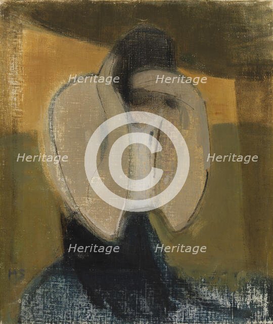 The Gipsy Woman; The Romani Woman, 1919. Creator: Helene Schjerfbeck.