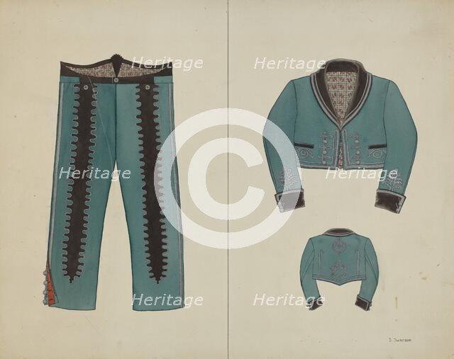 Jacket, c. 1940. Creator: Syrena Swanson.