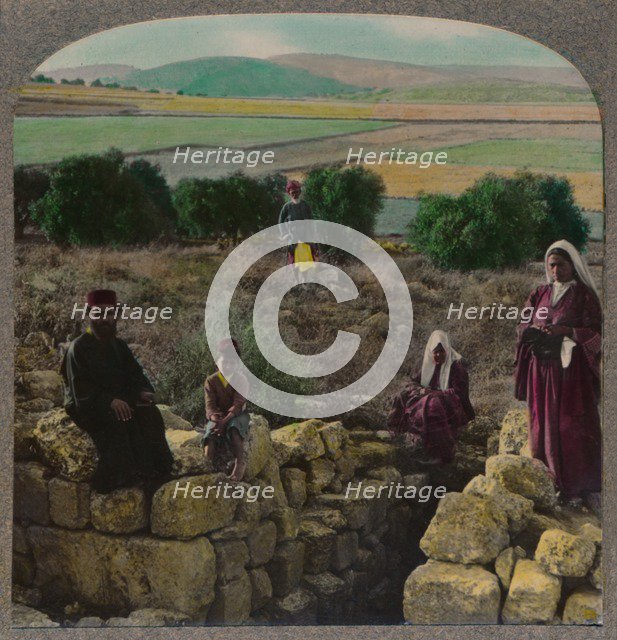 'In the Shepherd's Field, Bethlehem', c1900. Artist: Unknown.