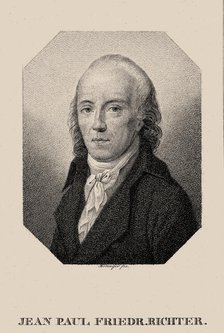 Portrait of the writer Jean Paul (1763-1825). Creator: Bollinger, Friedrich Wilhelm (1777-1825).