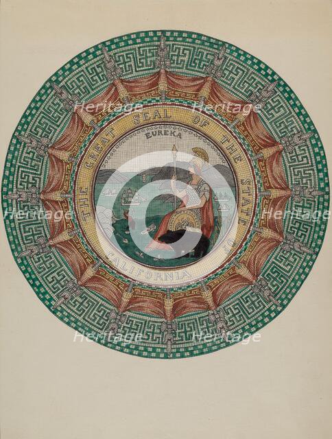 Mosaic Marble "Ornament", c. 1936. Creator: Gordena Jackson.