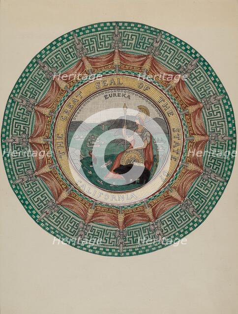 Mosaic Marble "Ornament", c. 1936. Creator: Gordena Jackson.