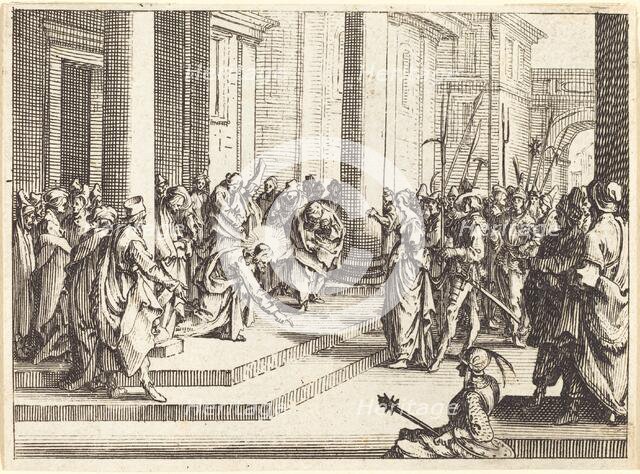 Christ and the Woman Taken in Adultery, 1635. Creator: Jacques Callot.